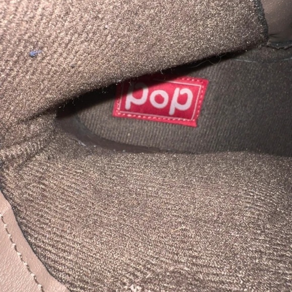 pop Taupe Slouch Ankle Boots with Decorative Straps - Picture 8 of 8